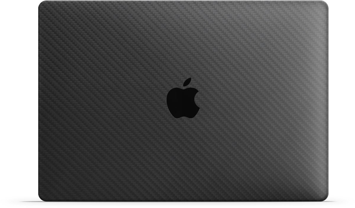 MacBook Air 13.6’’ [2022 Met Apple M2 chip] Skin Carbon Grijs - 3M Sticker - Wrap - Carbon - Cover